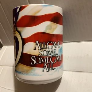CUPPA Patriotic White 14oz Coffee mug